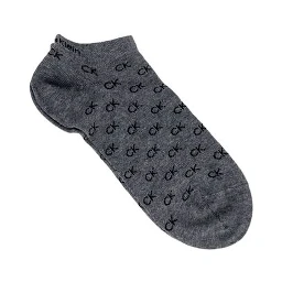 Gray Elastane Socks