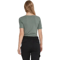 Bicolor Viscose T-Shirt