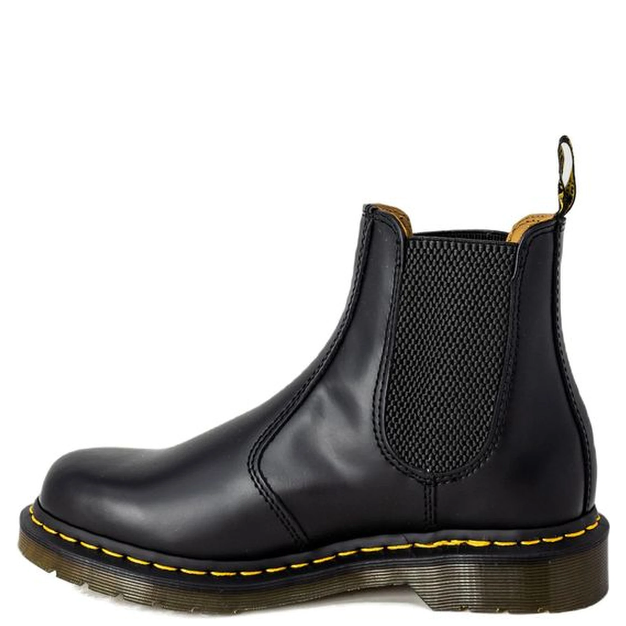 حذاء كاحل من الجلد الأسود