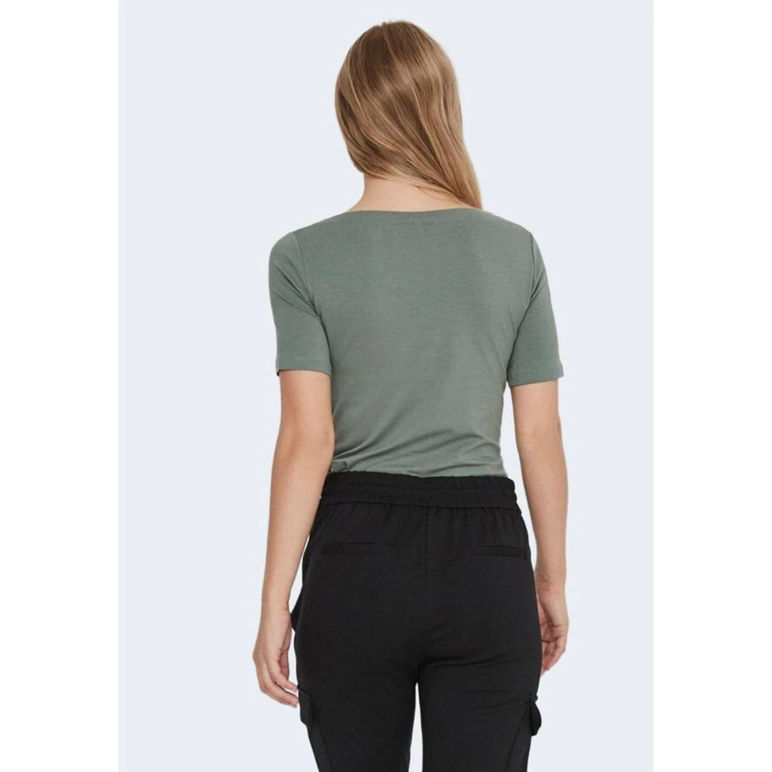 Bicolor Viscose T-Shirt