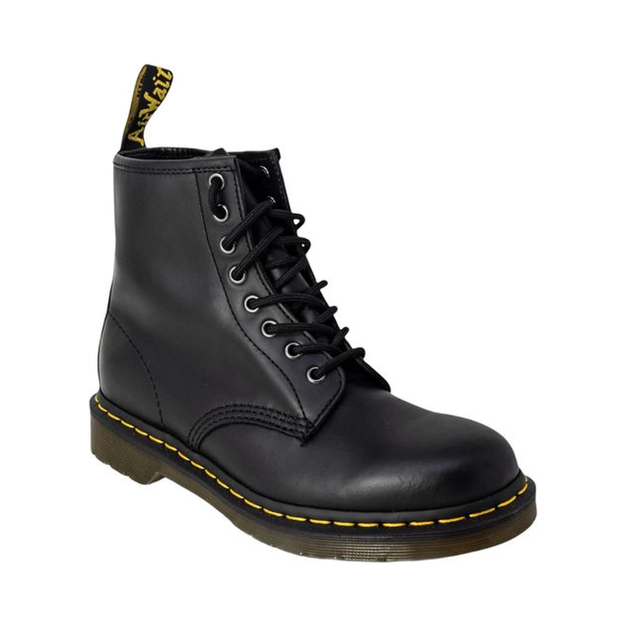 أحذية جلدية سوداء برباط