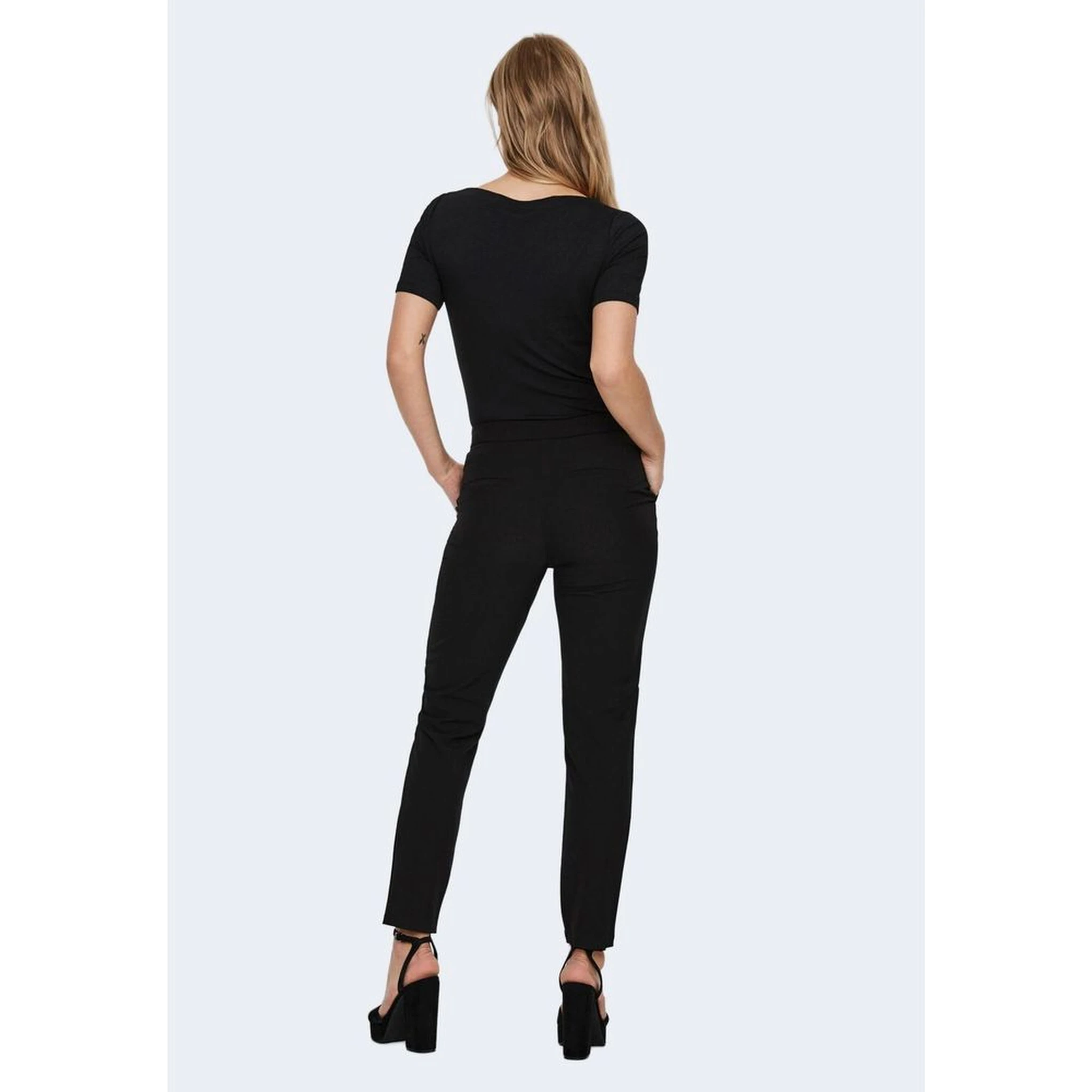 Black Viscose T-Shirt