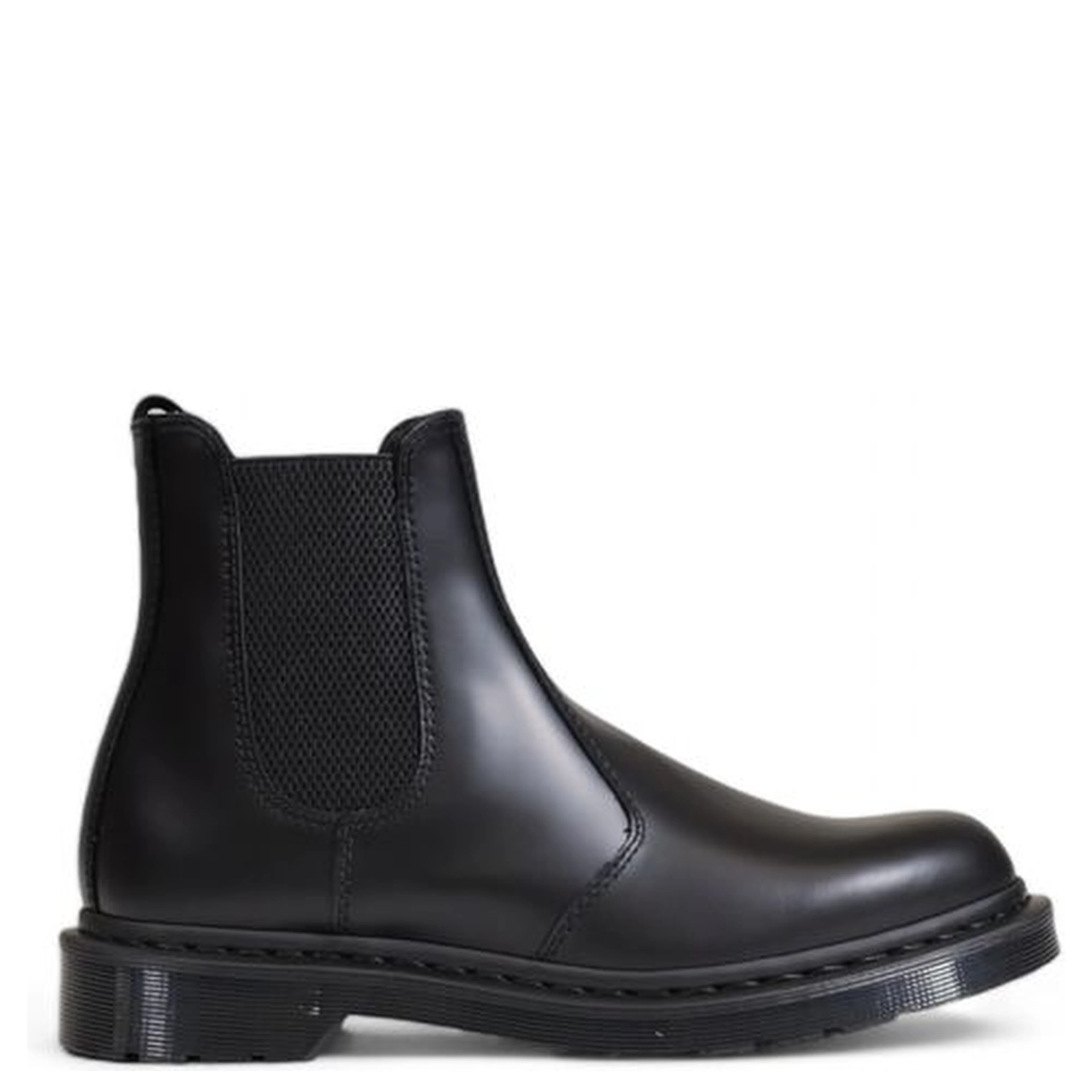 Black Leather Chelsea Boots