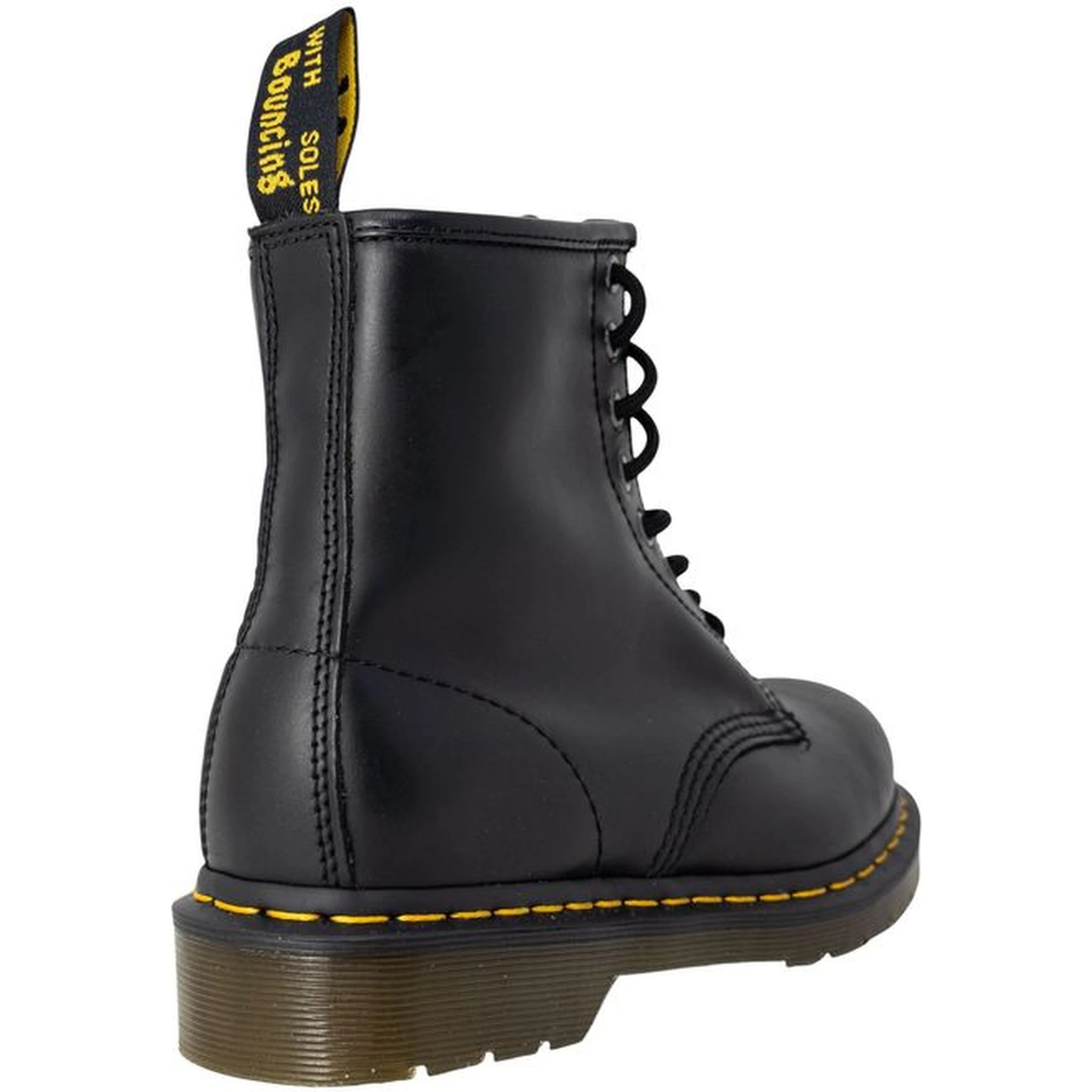 أحذية جلدية سوداء برباط