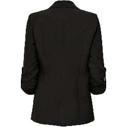 Black Polyester Blazer