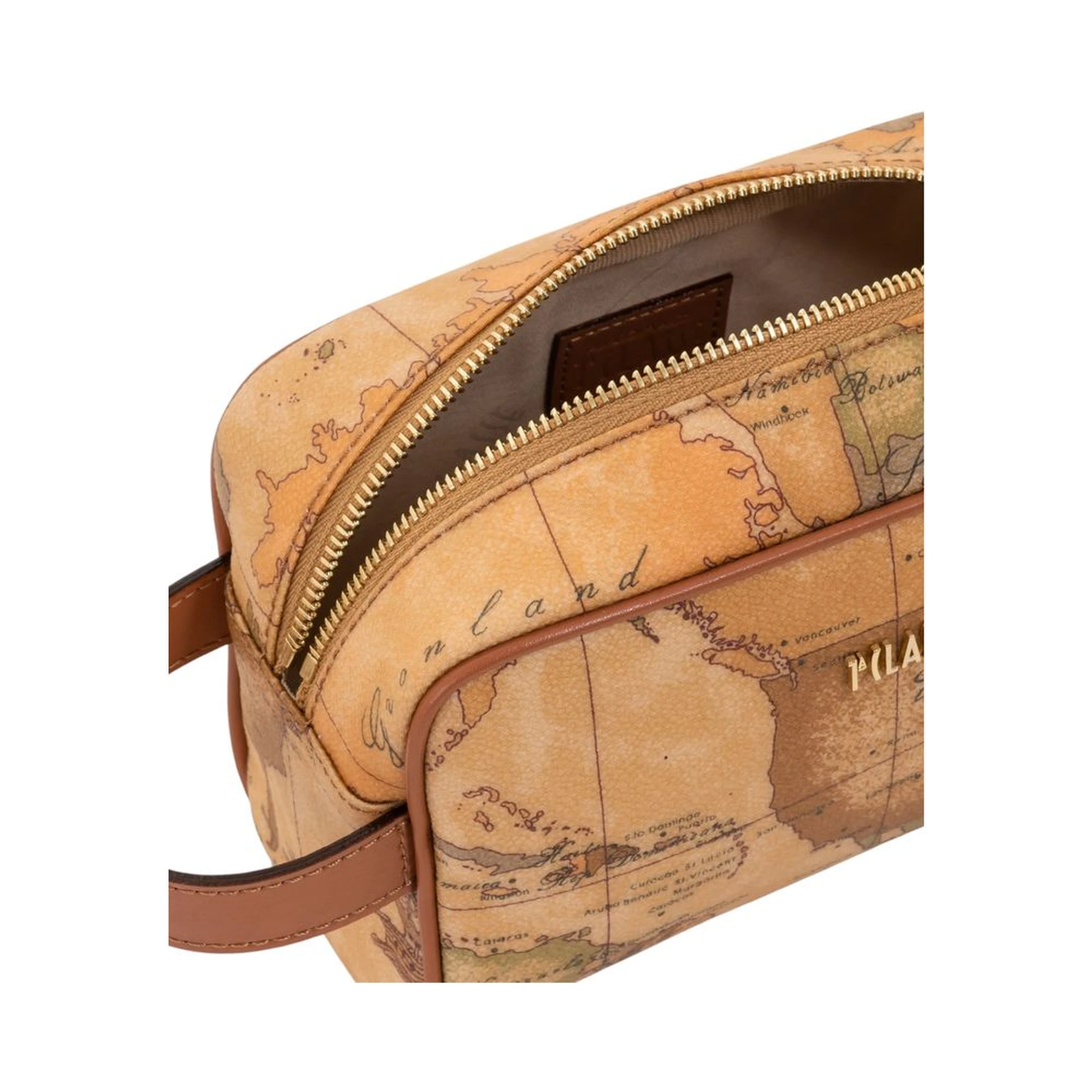 Beige Cotton Clutch Bag