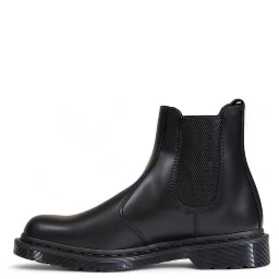 Black Leather Chelsea Boots