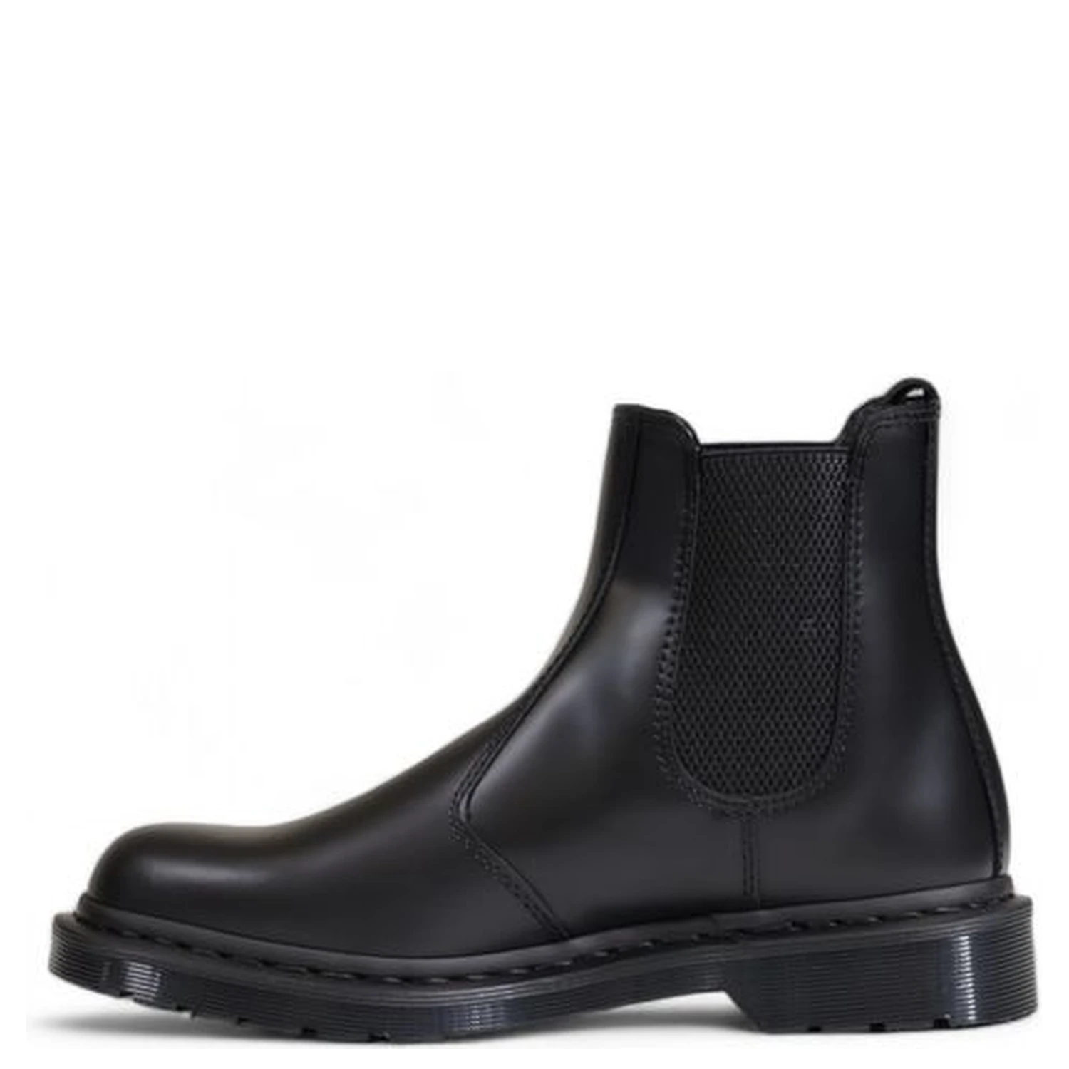Black Leather Chelsea Boots