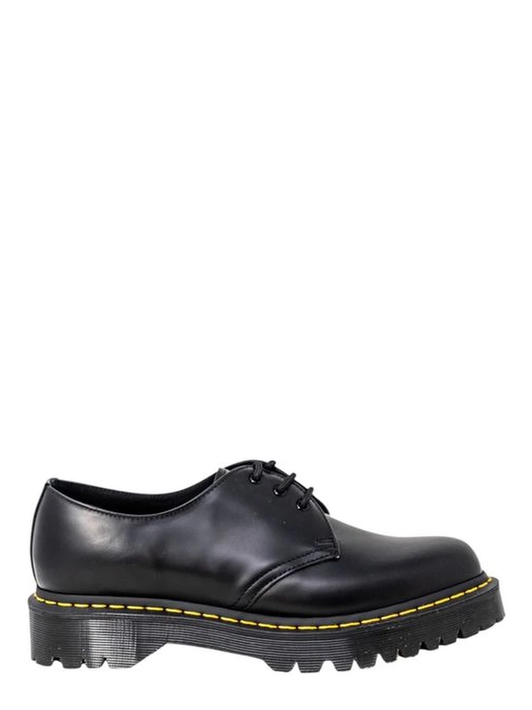 Black Leather Oxfords And Derbies