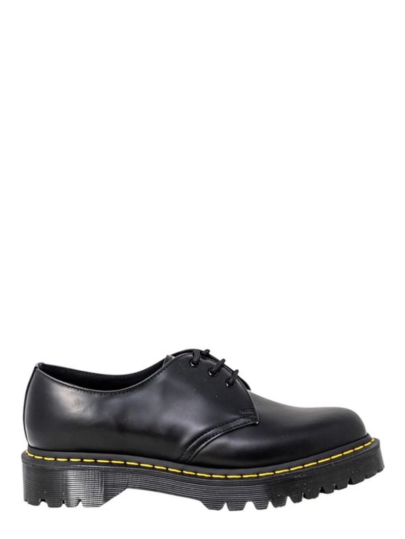 Black Leather Oxfords And Derbies