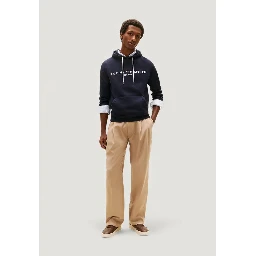 Blue Cotton Hoodie