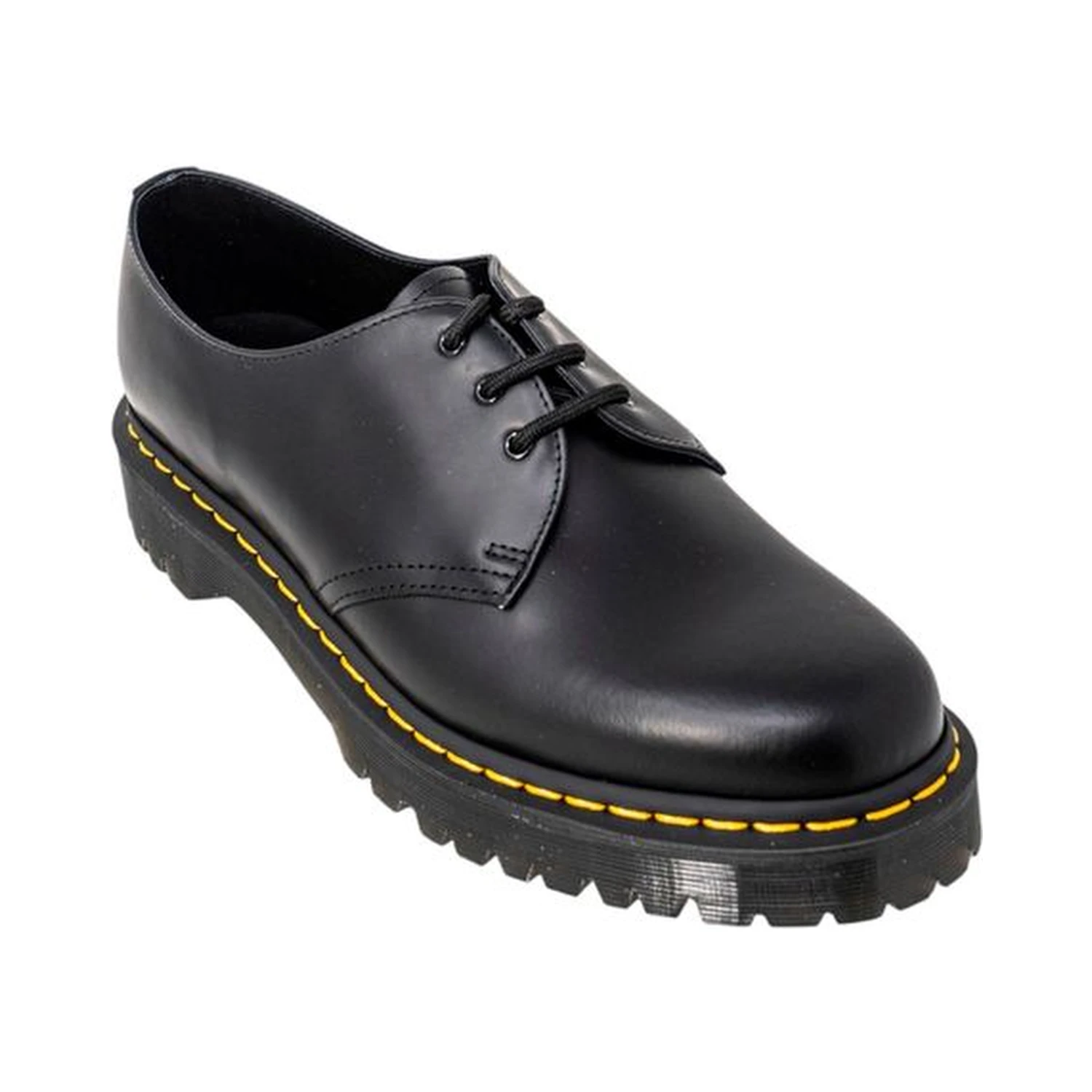 Black Leather Oxfords And Derbies
