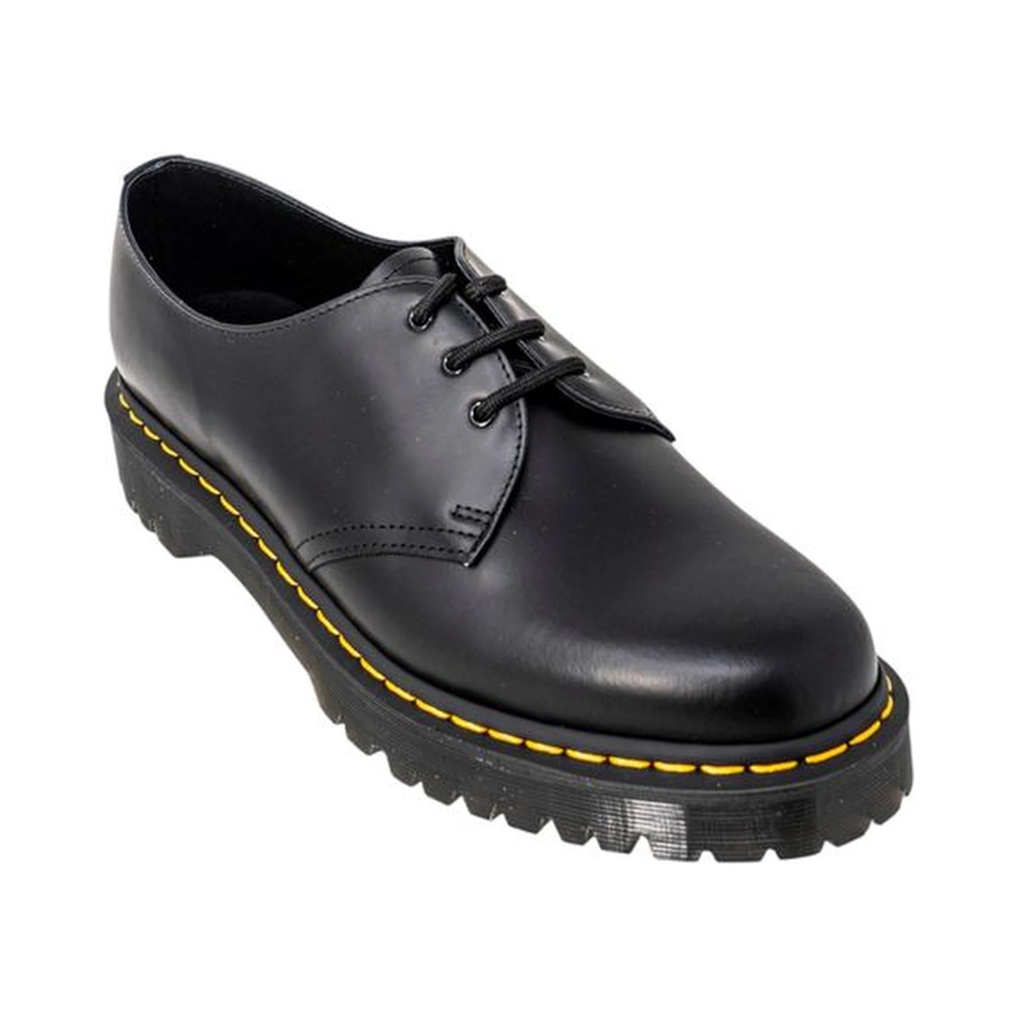 Black Leather Oxfords And Derbies