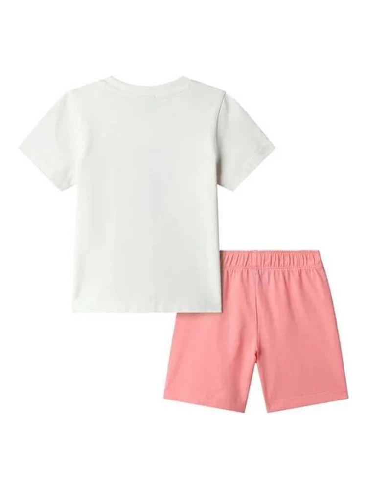 kid box nse play reg short set tnf white/tnf black alternative