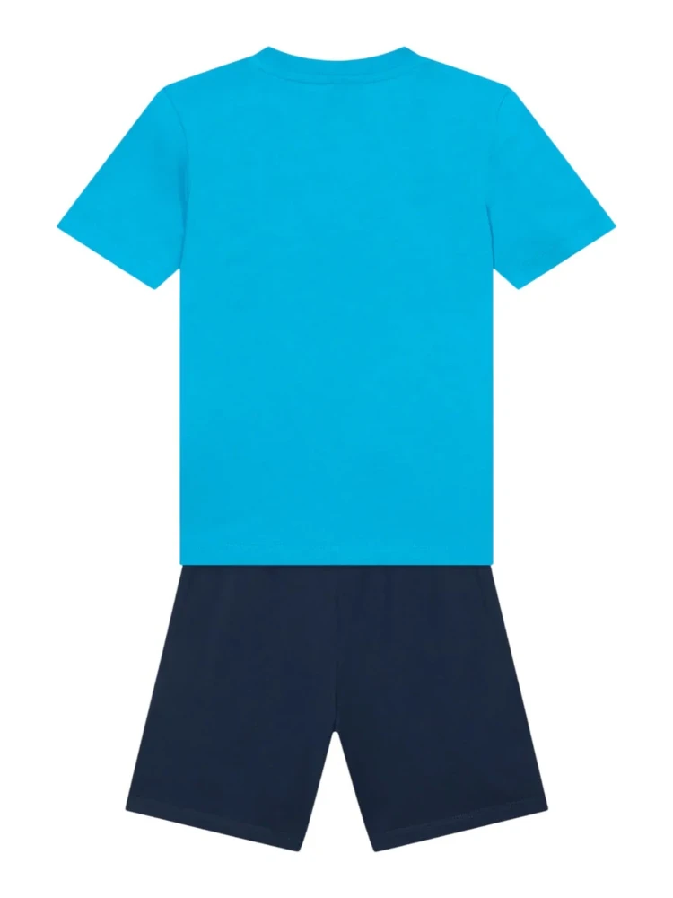 kid box nse play reg short set tnf white/tnf black alternative