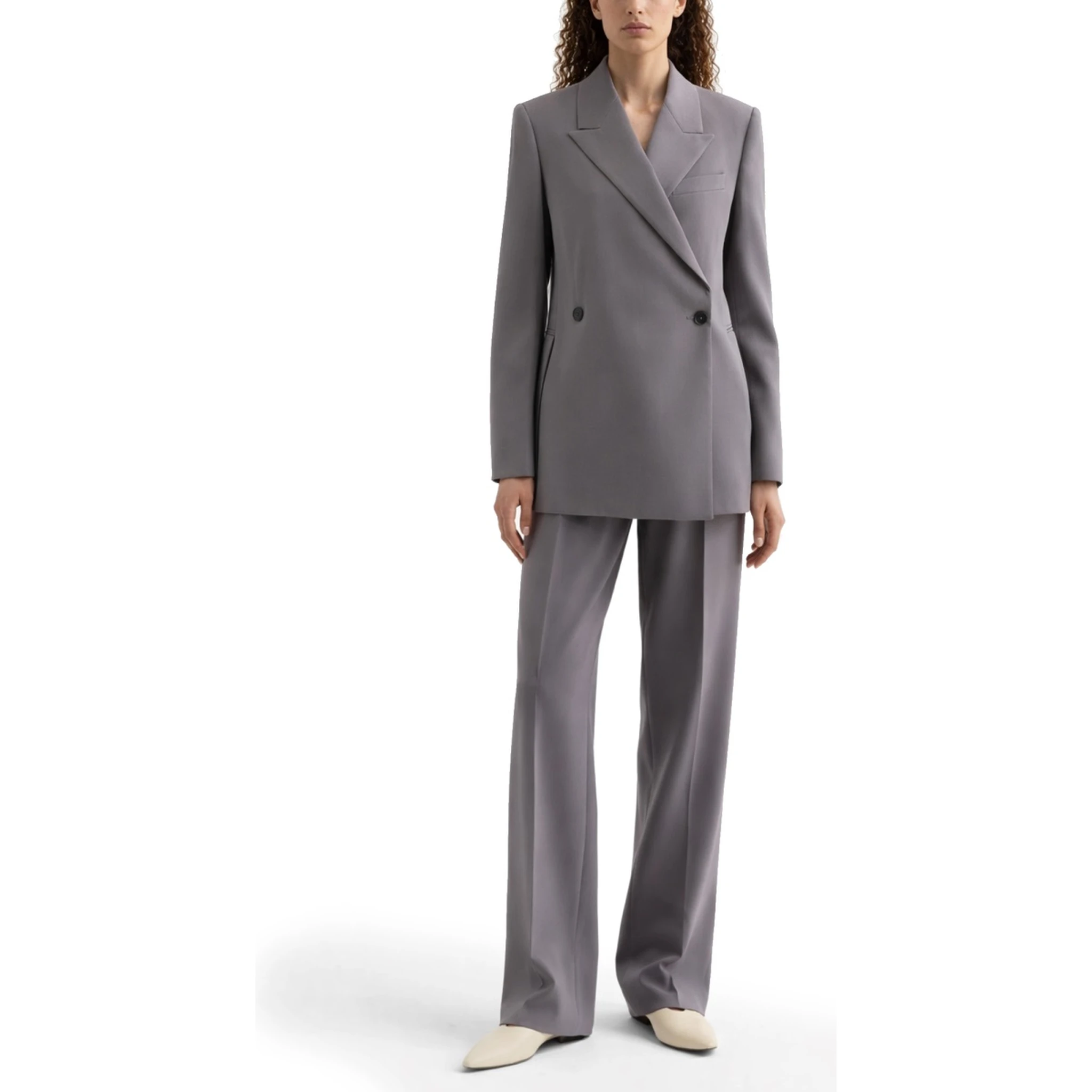 DOUBLE-BREASTED WOOL JACKET