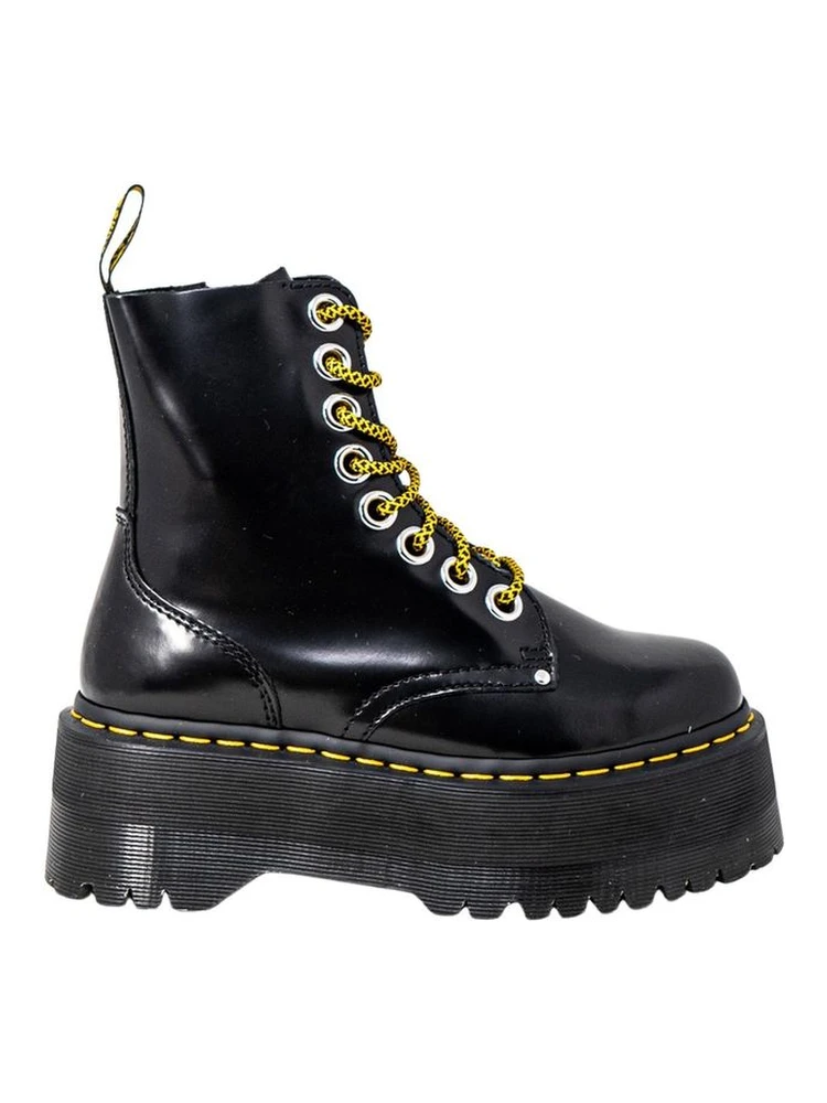 أحذية جلدية سوداء برباط