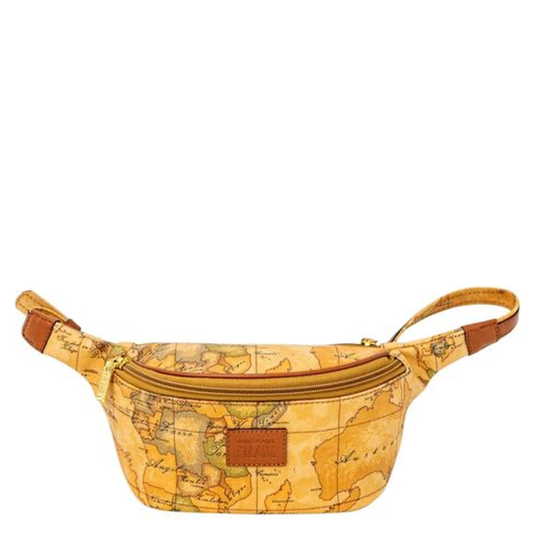 Beige Leather Belt Bag