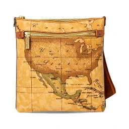 Beige Leather Shoulder Bag