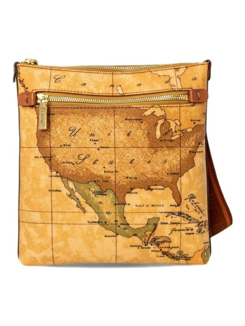 Beige Leather Shoulder Bag