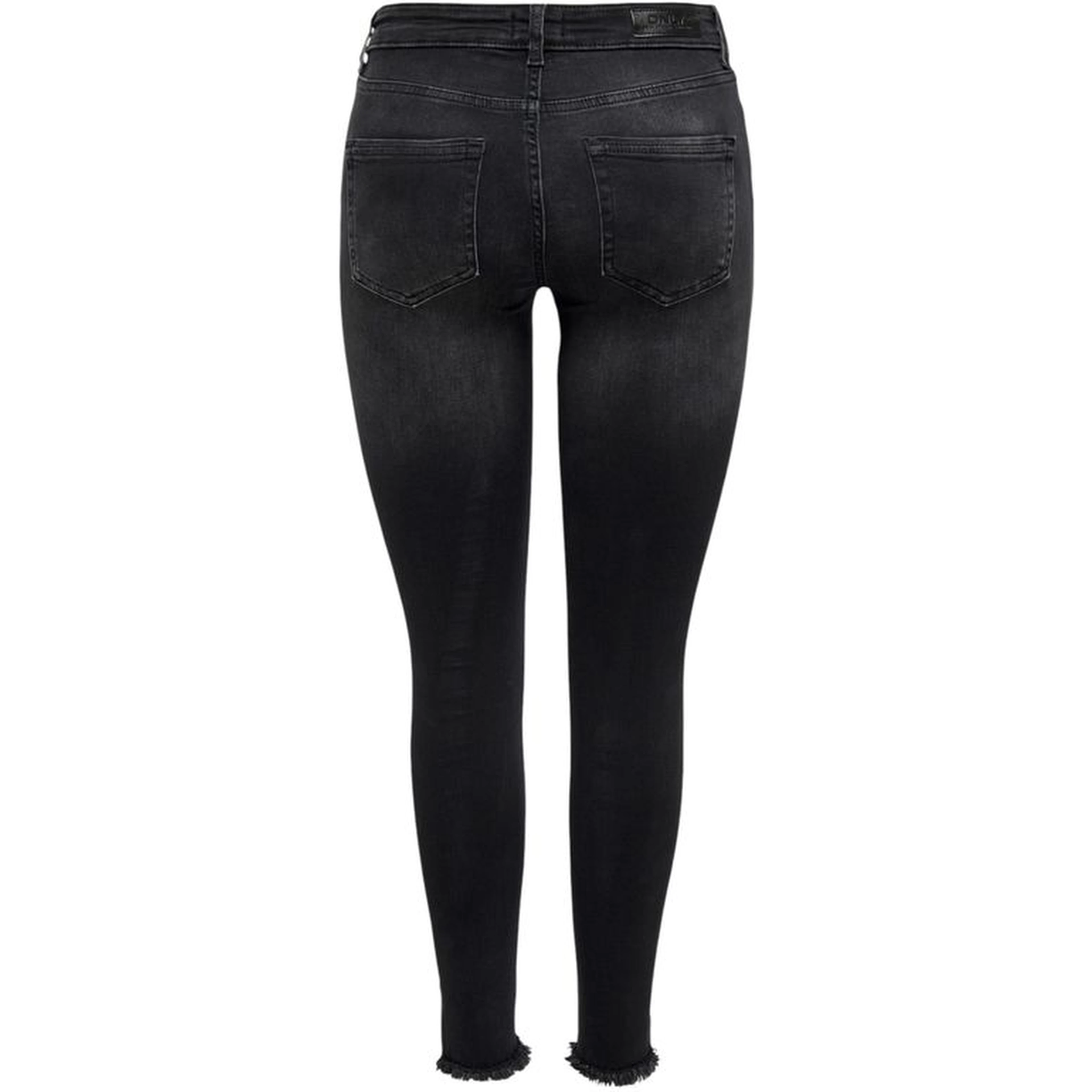 Black Cotton Skinny Jeans