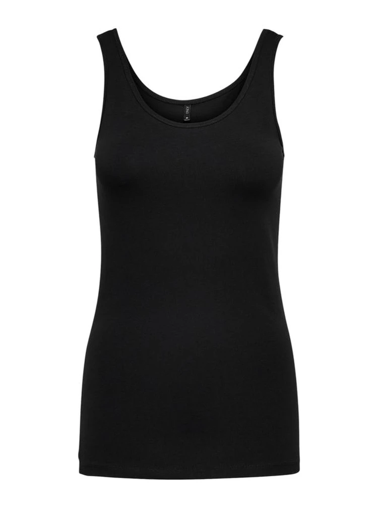 Black Cotton Tank Tops