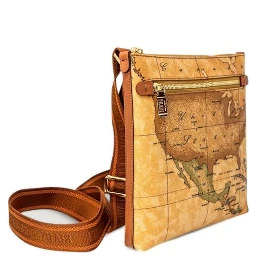 Beige Leather Shoulder Bag