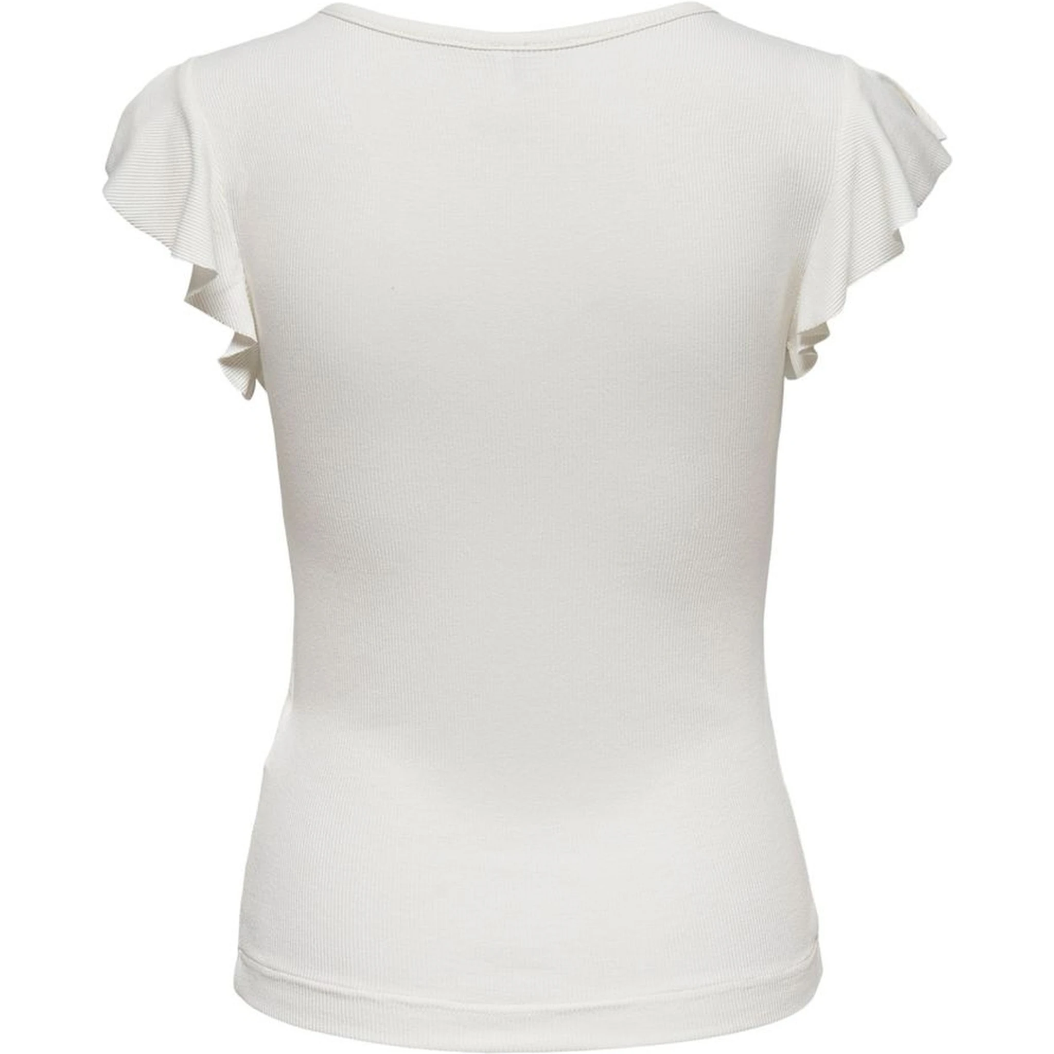 Cream Viscose T-Shirt