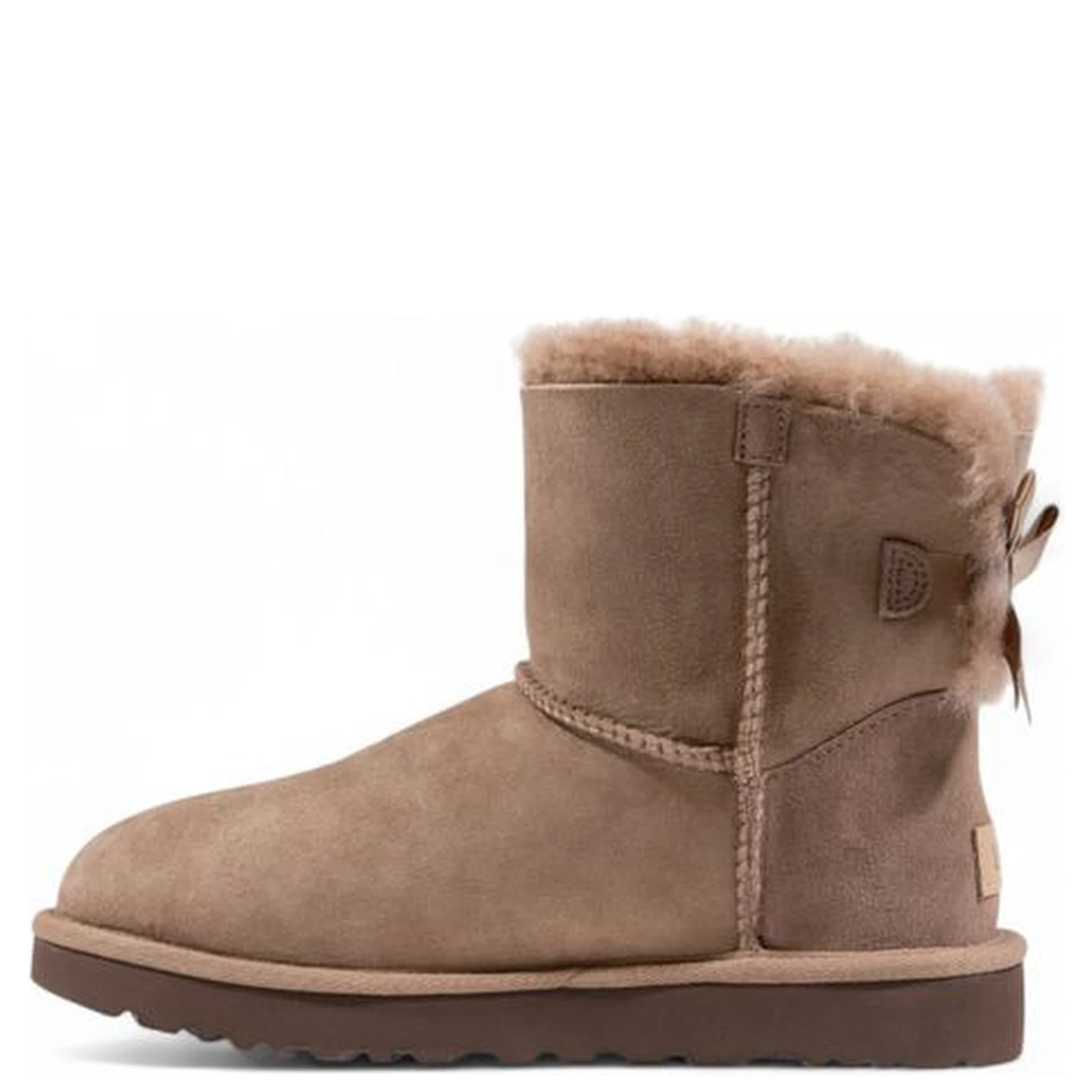 Brown Suede Leather Ankle Boots