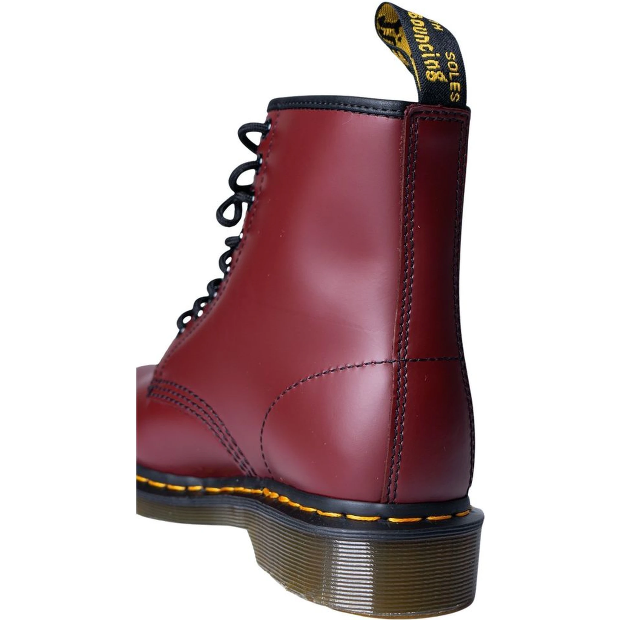 Bordeaux Leather Lace-Up Boots