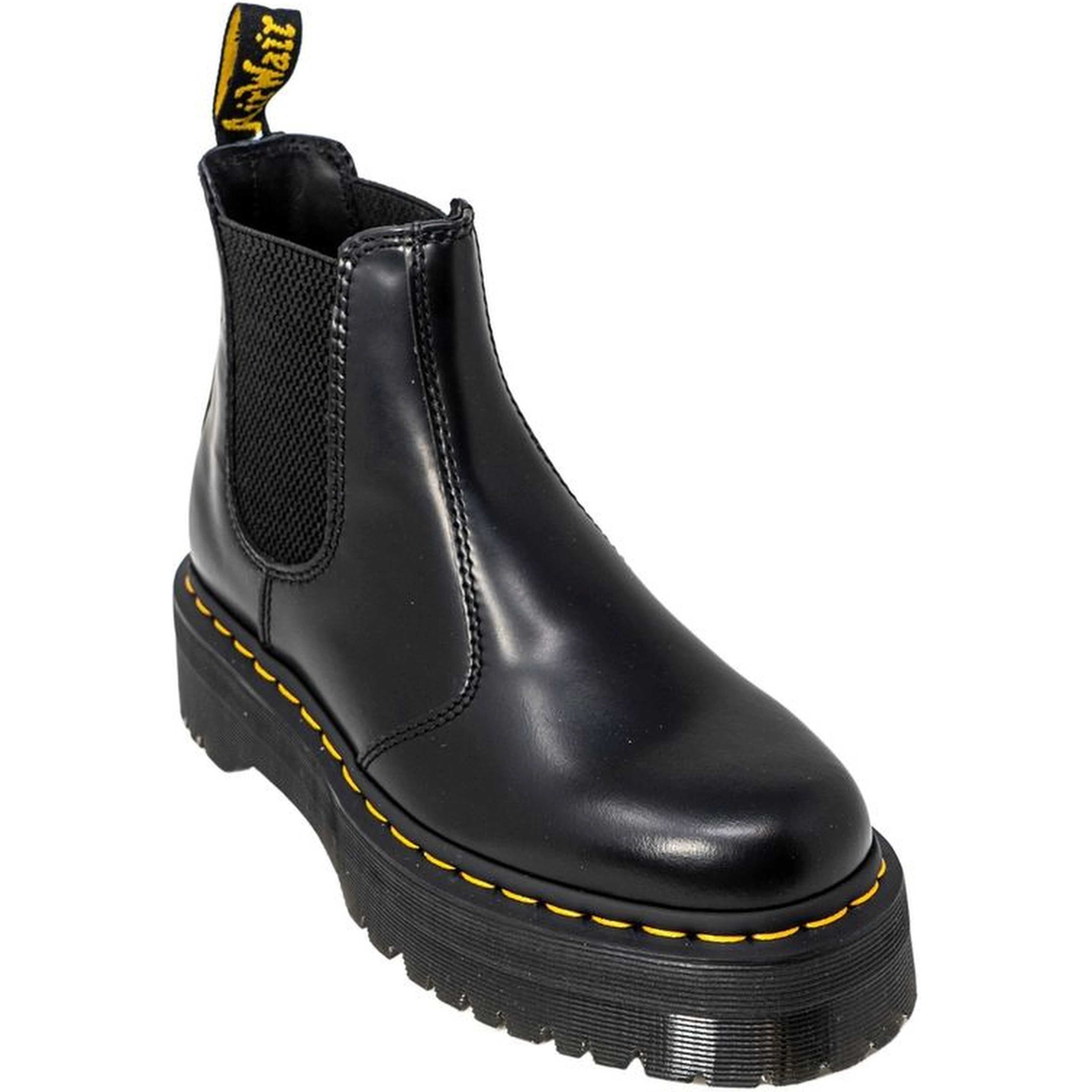 Black Leather Ankle Boots