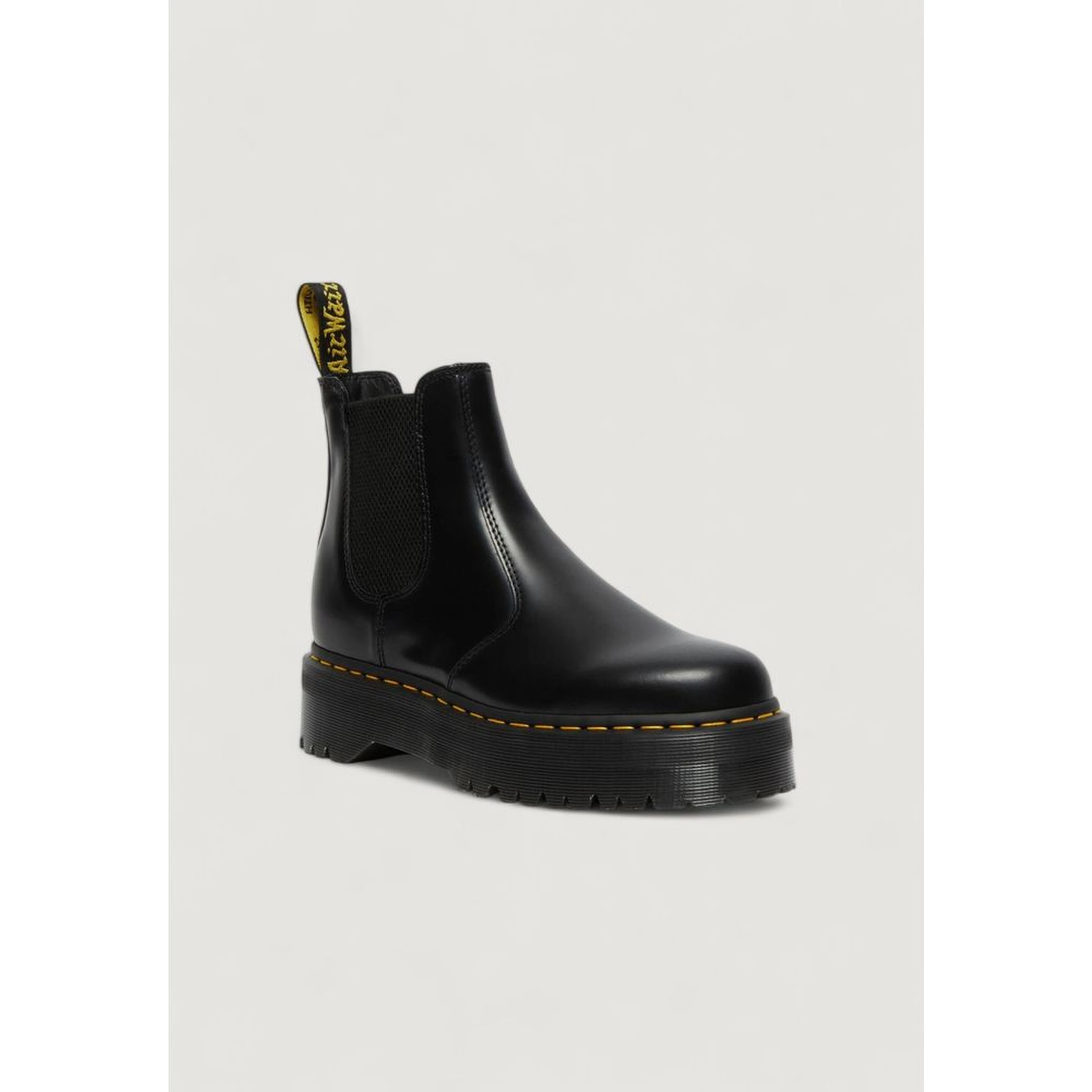 Black Leather Ankle Boots