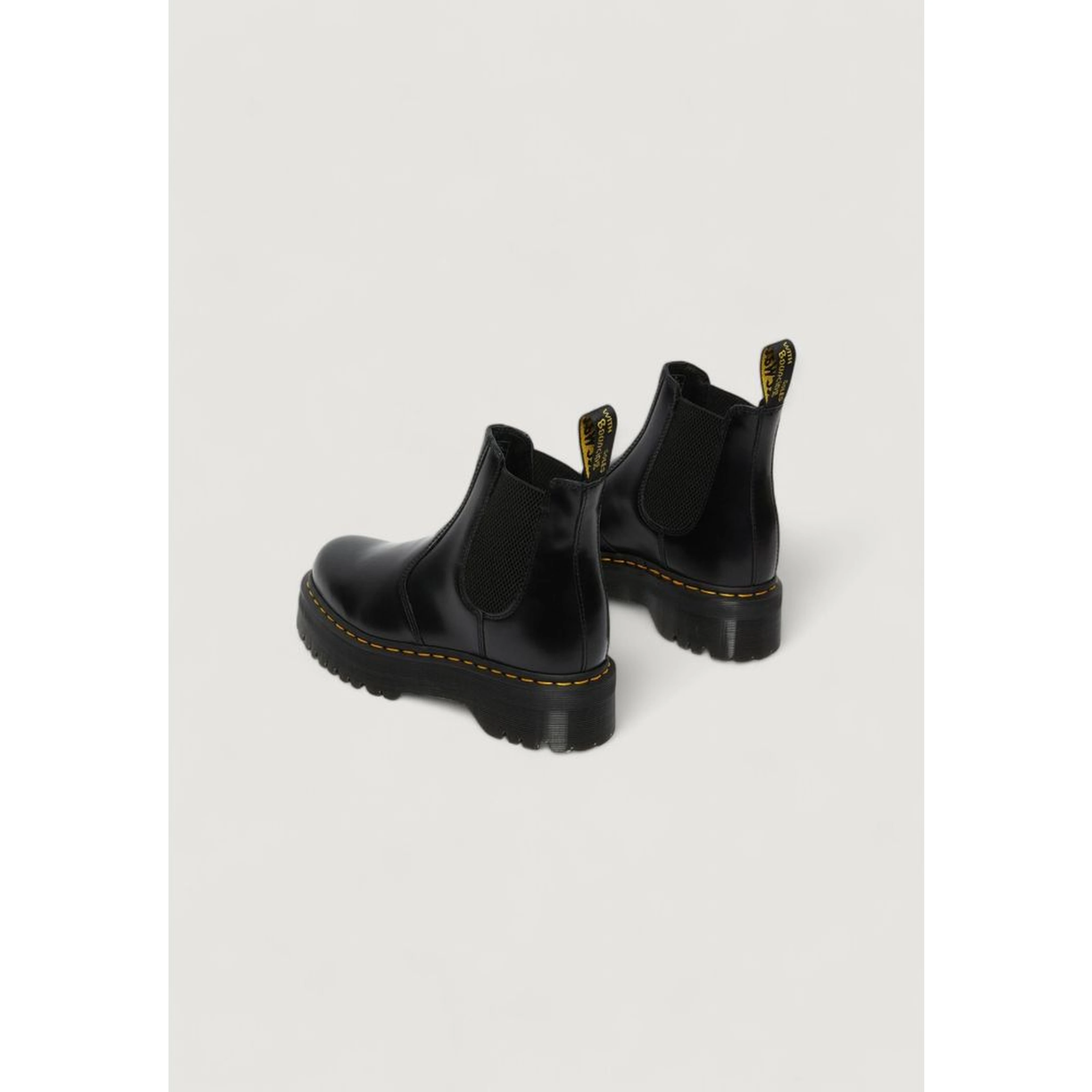 Black Leather Ankle Boots