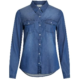 Blue Cotton Blouse