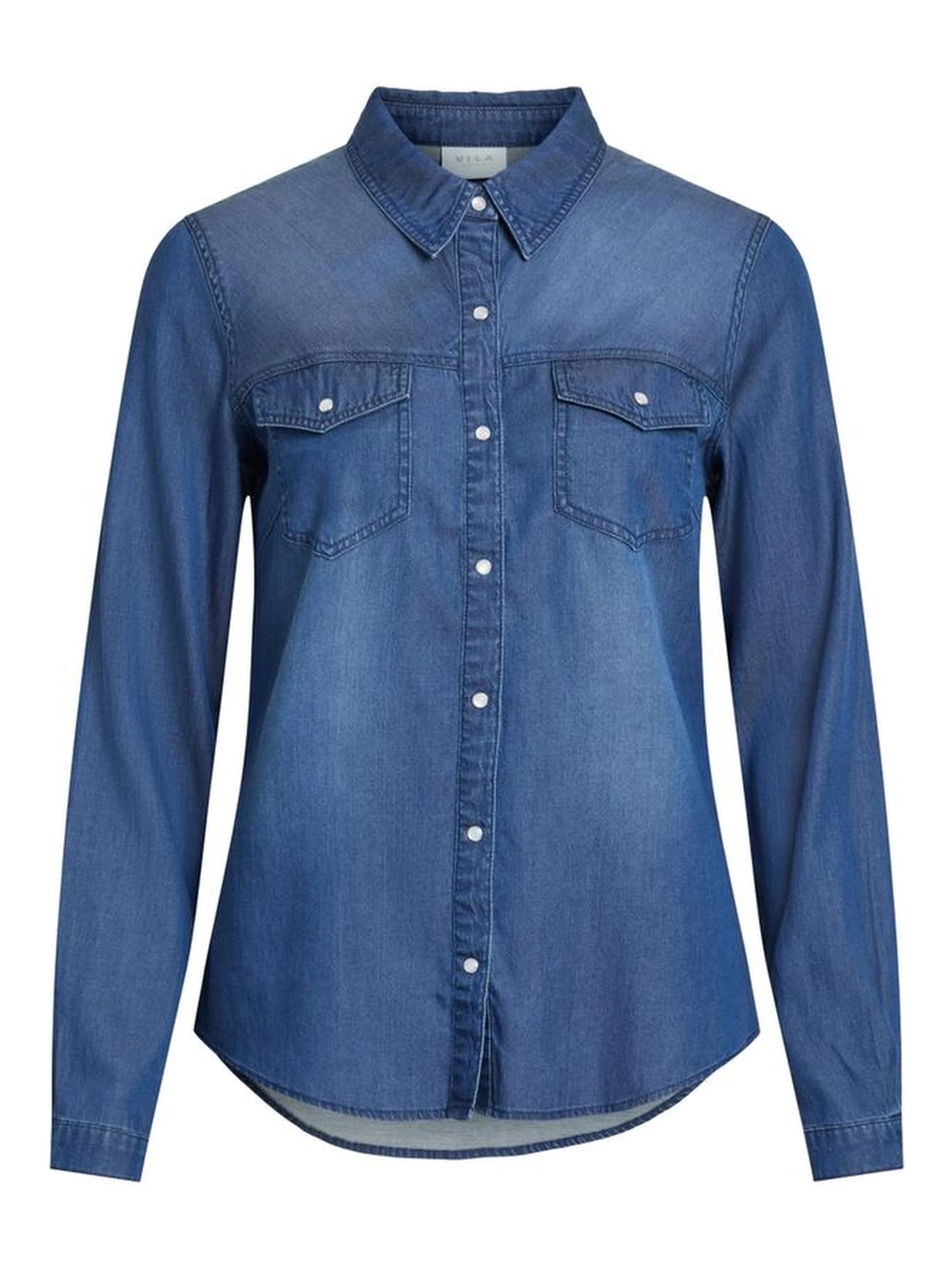 Blue Cotton Blouse