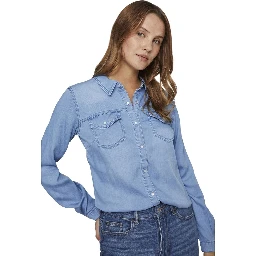 Light Blue Cotton Blouse