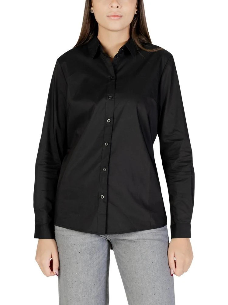 Black Cotton Blouse
