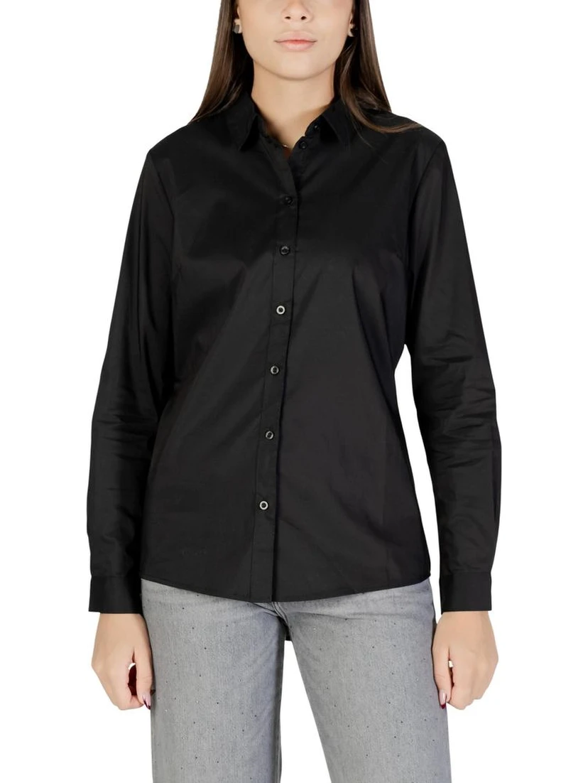 Black Cotton Blouse