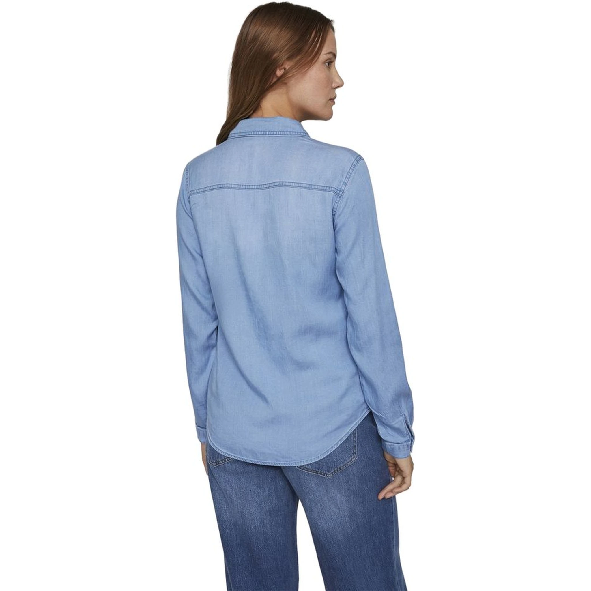 Light Blue Cotton Blouse