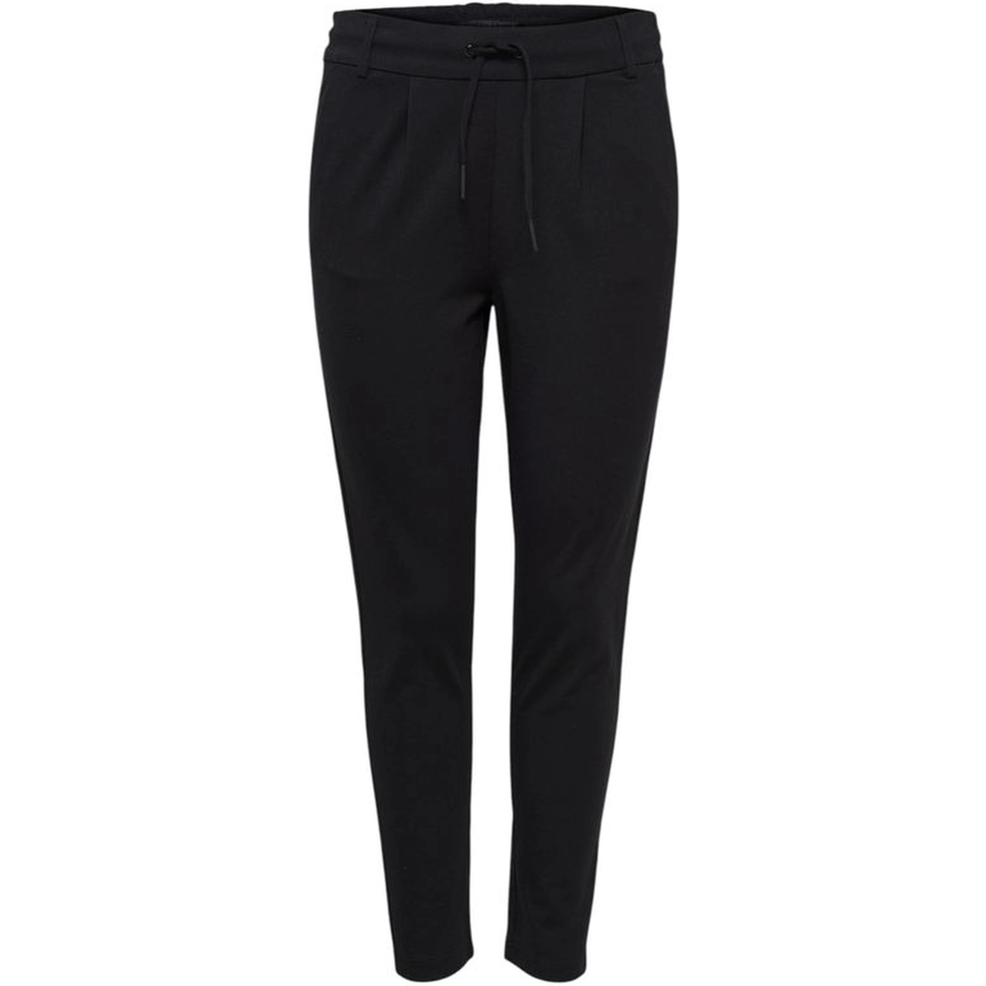 Black Viscose Casual Pants