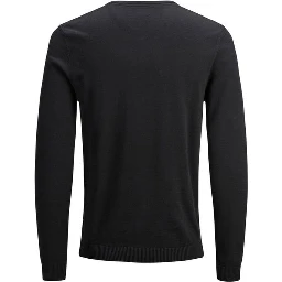 Black Cotton Sweatshirt