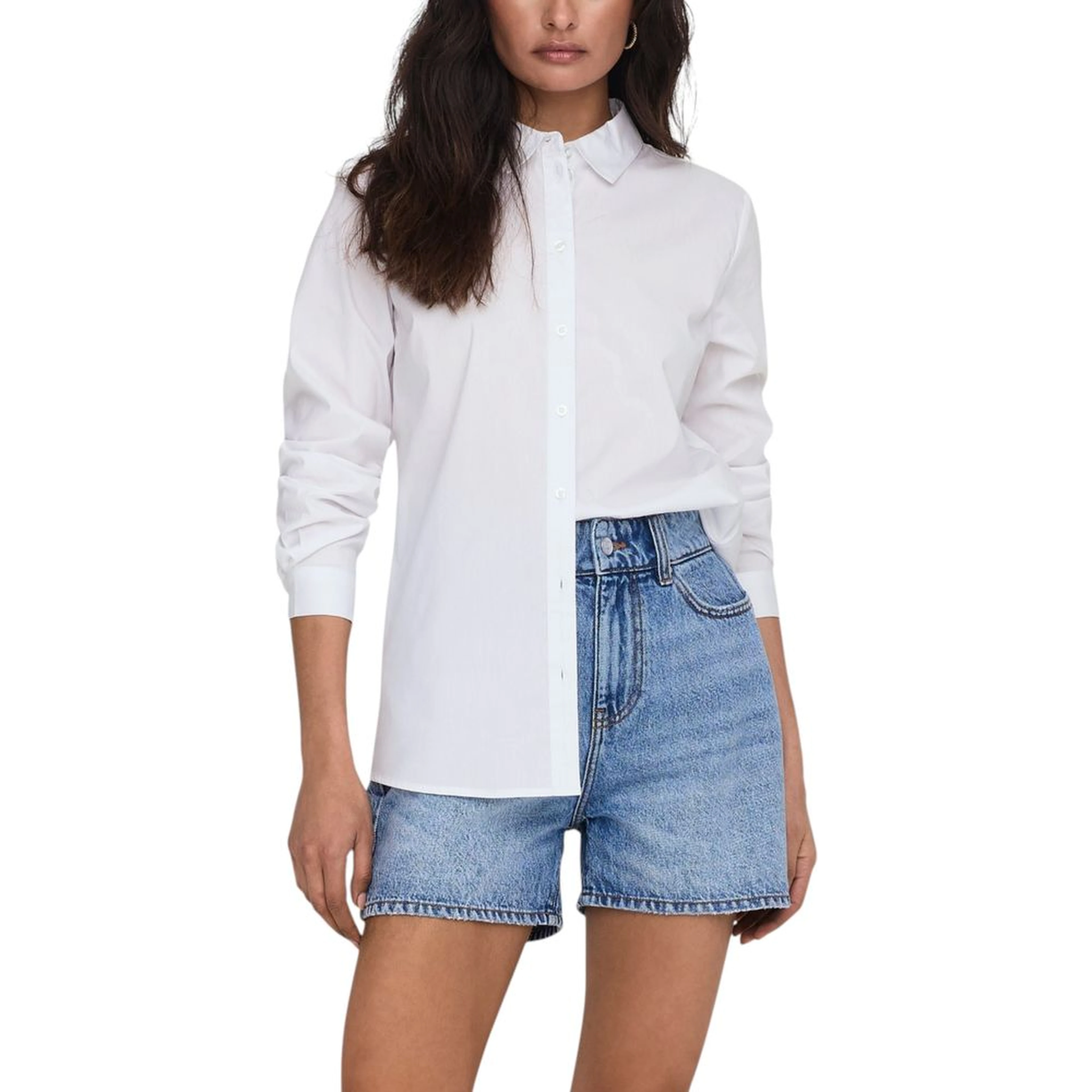 Blue Cotton Blouse