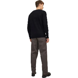 Black Cotton Sweatshirt