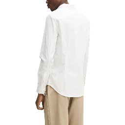 White Cotton Dress Shirt