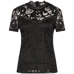 Black Polyamide T-Shirt