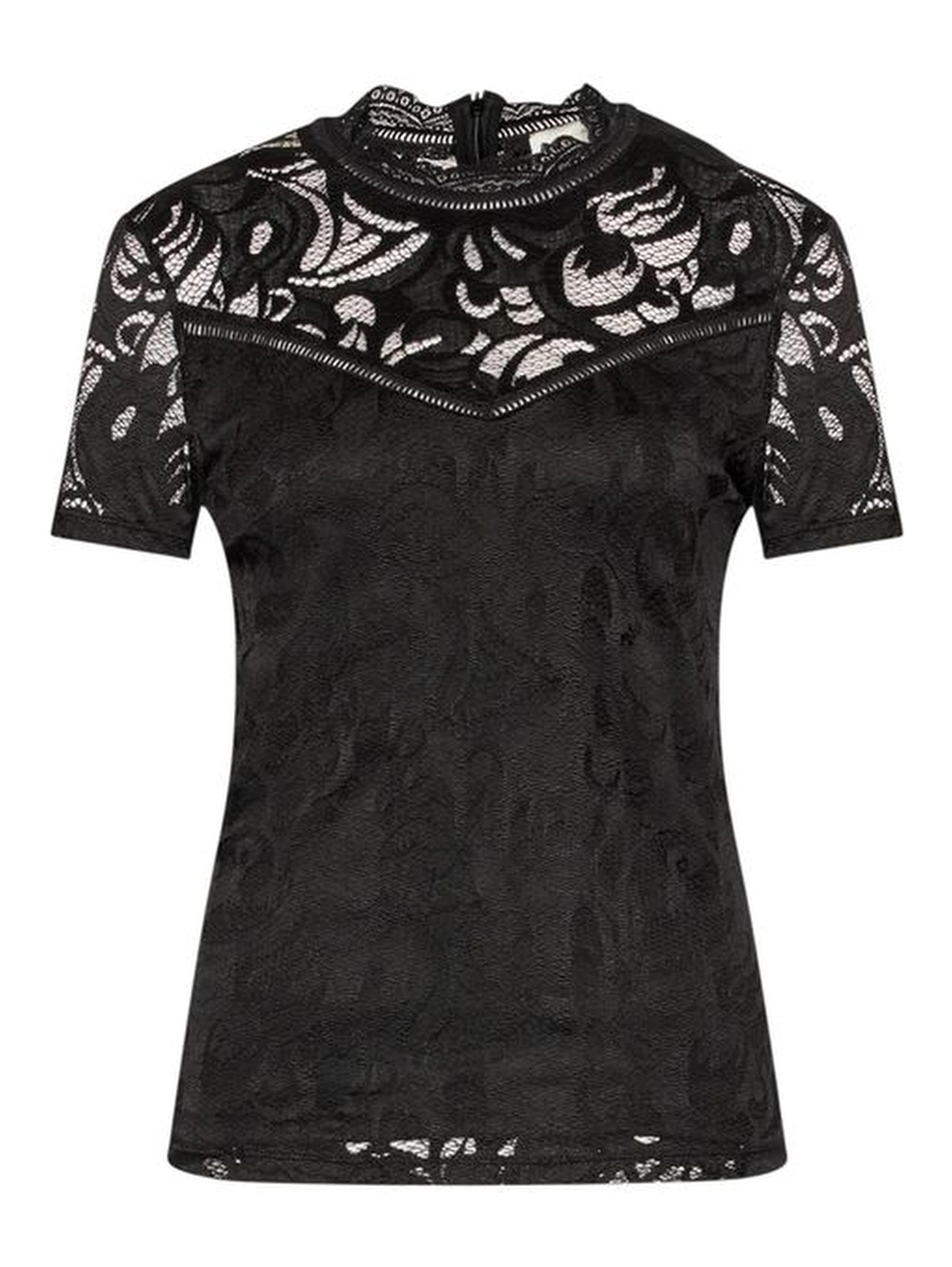 Black Polyamide T-Shirt