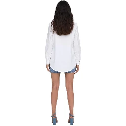 Blue Cotton Blouse