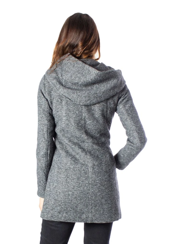 Gray Polyester Coat alternative