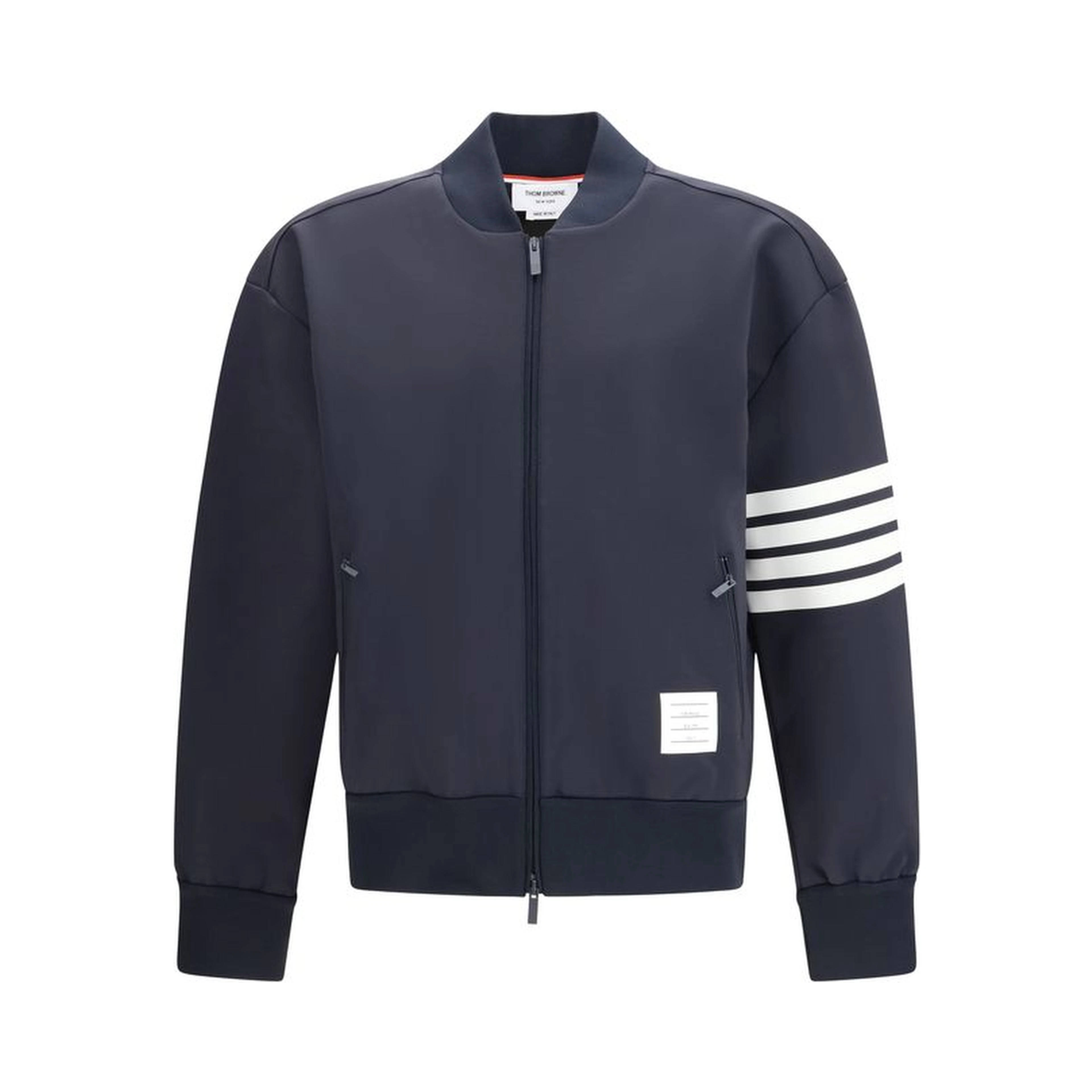Blue Viscose Bomber