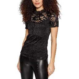 Black Polyamide T-Shirt